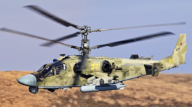 Ka-52 là mẫu trực thăng tấn công hạng nặng của Nga.