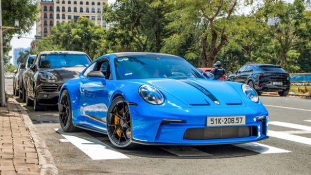 Chiếc 911 GT3 của ông Nguyễn Quốc Cường. Ảnh: Tổ Quốc