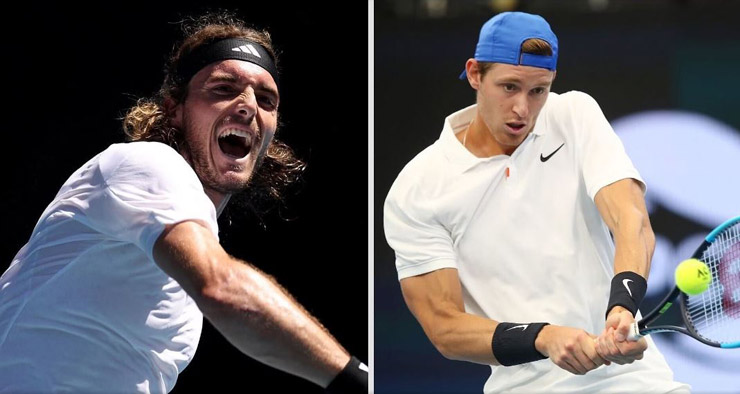 Stefanos Tsitsipas từng thua Nicolas Jarry trên mặt sân cỏ