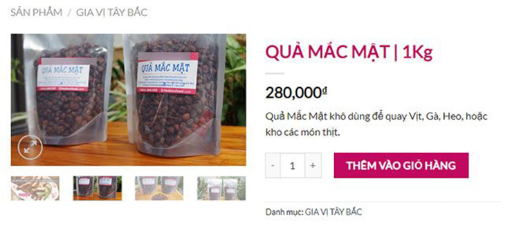 &nbsp;Quả mắc mật tươi được bán với giá 50.000-60.000 đồng/kg, còn quả mắc mật khô có giá lên tới 280.000 đồng/kg
