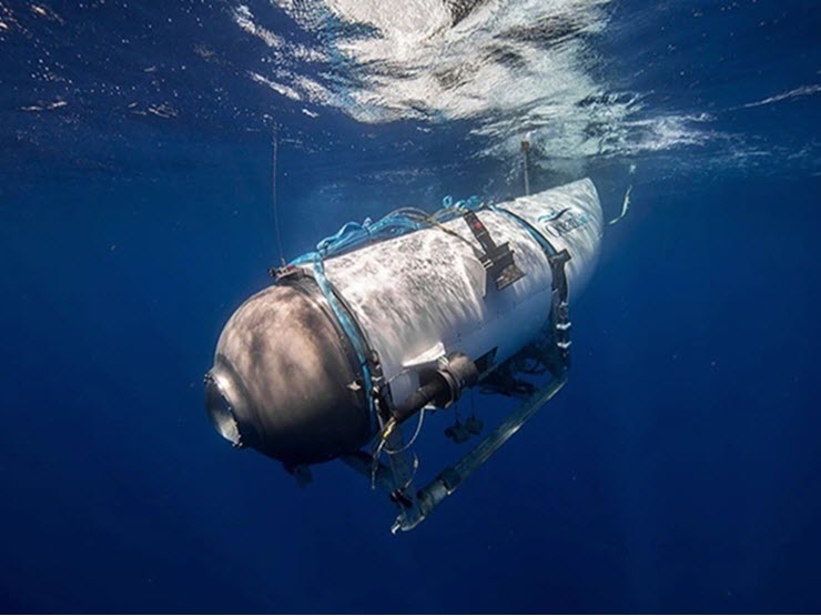 Tàu ngầm du lịch của công ty OceanGate thường có những chuyến lặn sâu tham quan xác tàu Titanic.