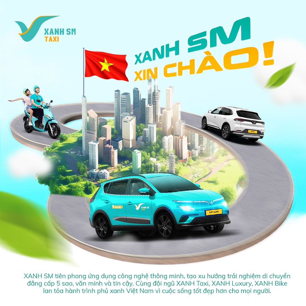 Taxi Xanh SM đạt 1 triệu chuyến sau 10 tuần, tiến tới phủ xanh 27 tỉnh thành trong năm 2023 - 1