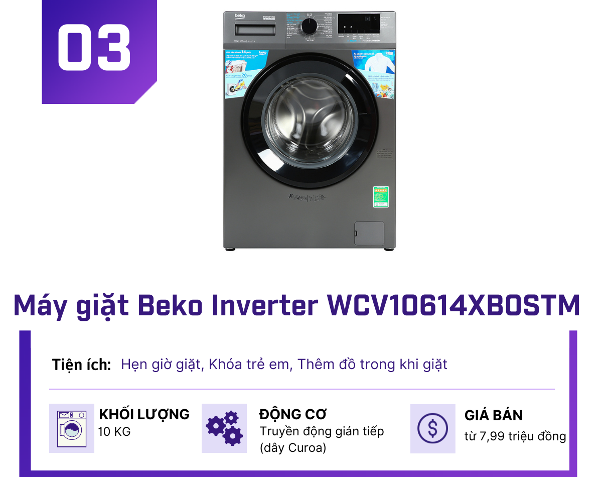 Top 5 máy giặt Inverter dưới 8 triệu không thể bỏ lỡ trong mùa hè này - 3