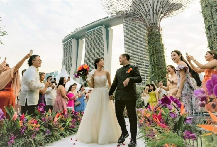 Đám cưới lấy cảm hứng từ bộ phim "Con nhà siêu giàu châu Á" của cặp đôi Philippines - 2