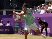 Thể thao - Video tennis Alcaraz - De Minaur: Vỡ òa vô địch, trở lại ngôi số 1 (Chung kết Queen's Club Championships)