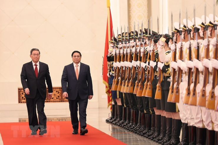 Lễ đón Thủ tướng Phạm Minh Chính thăm chính thức Trung Quốc - 2