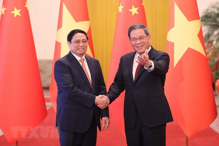 Lễ đón Thủ tướng Phạm Minh Chính thăm chính thức Trung Quốc - 4