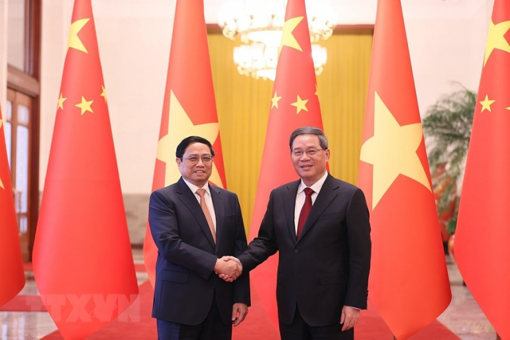 Lễ đón Thủ tướng Phạm Minh Chính thăm chính thức Trung Quốc - 5
