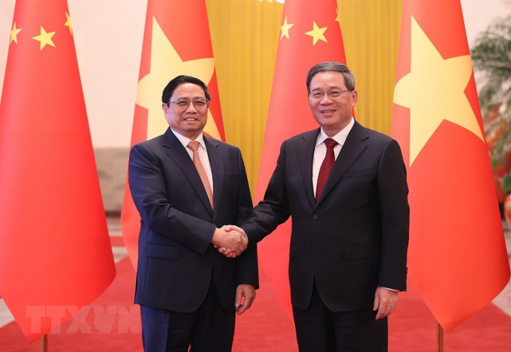 Lễ đón Thủ tướng Phạm Minh Chính thăm chính thức Trung Quốc - 6