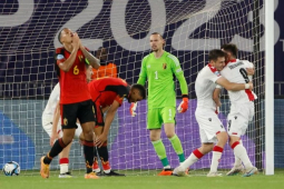 Video bóng đá U21 Bỉ - U21 Georgia: Thay người đỉnh cao, ông lớn choáng váng (U21 châu Âu)