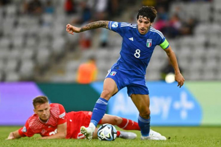 Video bóng đá U21 Italia - U21 Thụy Sĩ: Đẳng cấp Tonali, rượt đuổi thót tim (U21 châu Âu)