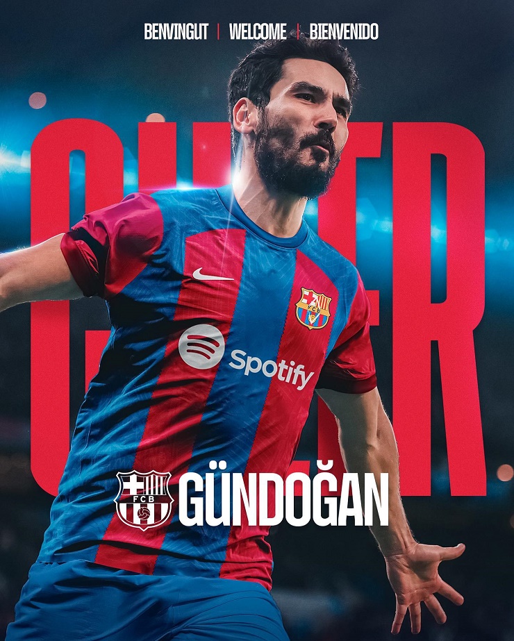 CHÍNH THỨC: Gundogan rời Man City gia nhập Barca, &#34;phí chuộc thân&#34; 342 triệu bảng - 1