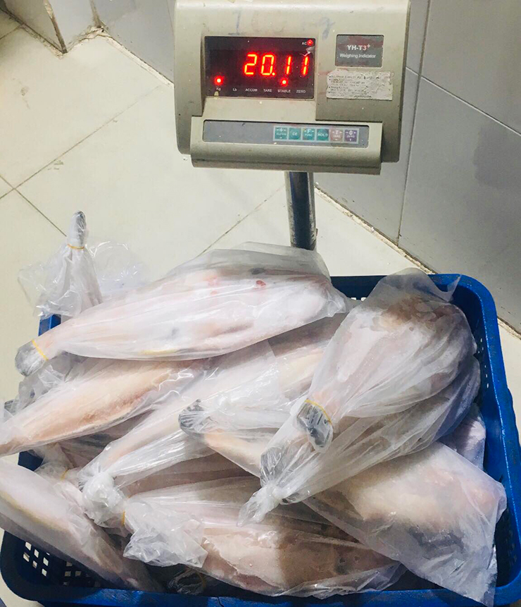 Cá da bò tươi có giá 140.000-160.000 đồng/kg
