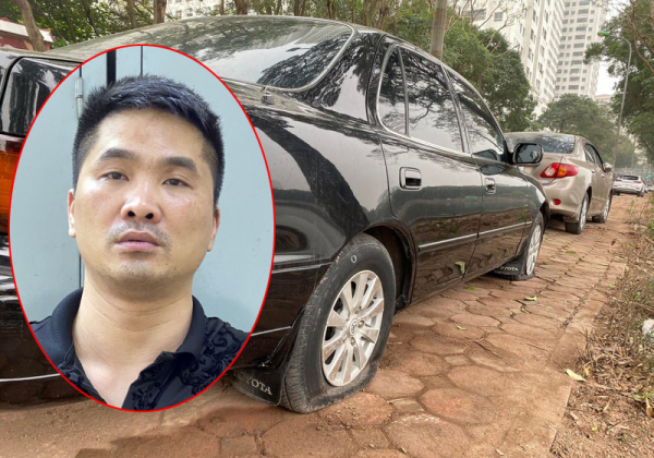 Tìm người bị hại trong vụ chọc lốp xe ô tô tại quận Hoàng Mai - 1