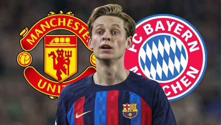 MU và Bayern Munich cạnh tranh chữ ký của De Jong khi Barca tính bán tiền vệ người Hà Lan hè này