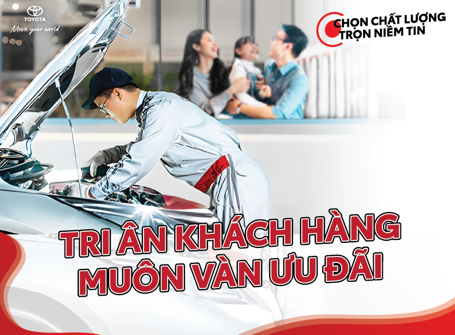 Chủ xe Toyota nhận &#34;mưa&#34; quà tặng tri ân khi làm dịch vụ tại đại lý - 1