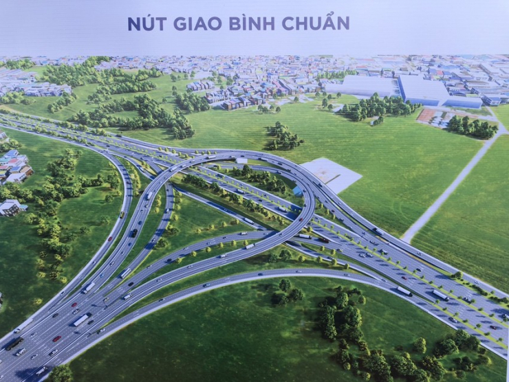 Nút giao Vành đai 3 - Bình Chuẩn. Ảnh: Ban Giao thông cung cấp.