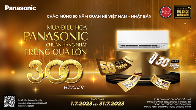 Mua điều hòa Panasonic chuẩn hãng Nhật, nhận 300 voucher ưu đãi lớn - 1