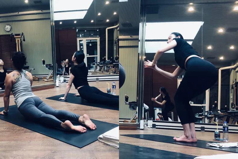 Nghê Ni chăm bơi lội, tập yoga và chạy bộ để giữ dáng đẹp.&nbsp;