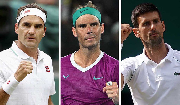 Federer, Nadal và&nbsp;Djokovic từng thay nhau thống trị tennis thế giới