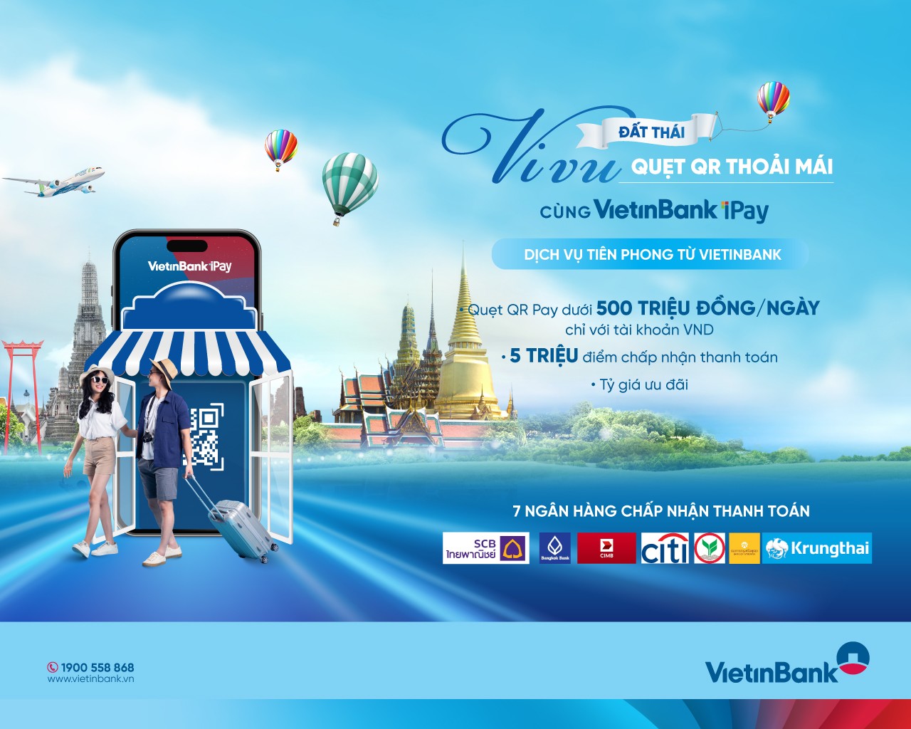 VietinBank triển khai dịch vụ thanh toán xuyên biên giới cho khách hàng du lịch Thái Lan - 1