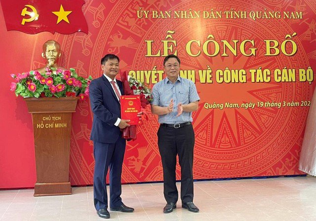 Ông Đinh Văn Hồng được bổ nhiệm giữ chức vụ Giám đốc Vườn Quốc gia Sông Thanh
