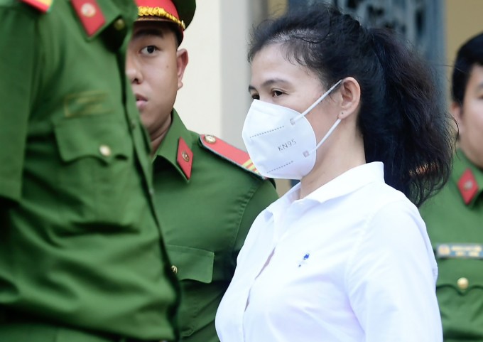 Bà Hàn Ni sau phiên tòa hồi đầu tháng 3. Ảnh: Thanh Tùng