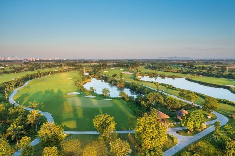 Sân golf 36 hố quy mô hàng đầu Đông Nam Á rộng tới 160ha kế cận phân khu