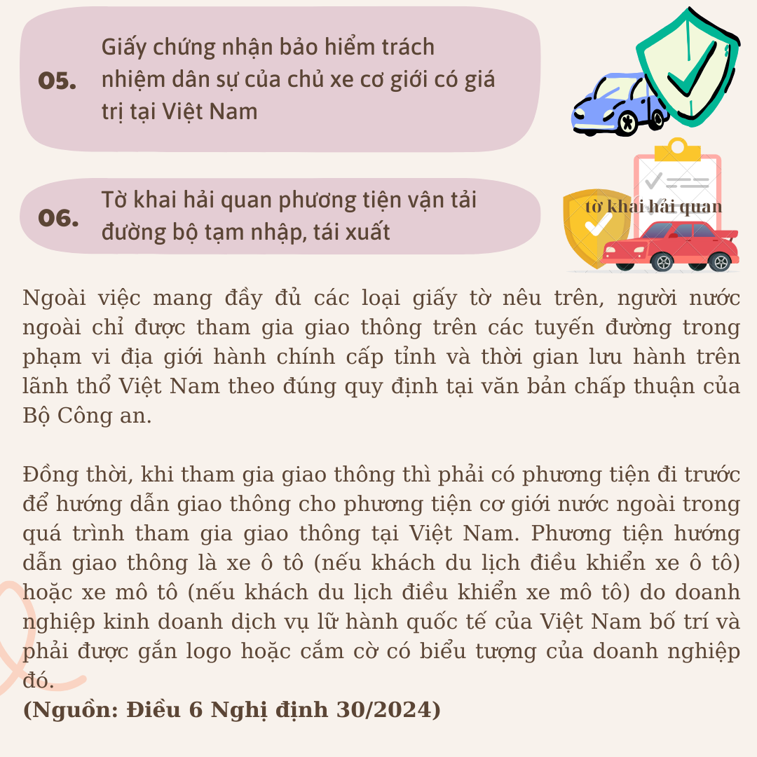 6 loại giấy tờ người nước ngoài phải mang theo khi tham gia giao thông tại Việt Nam - 2