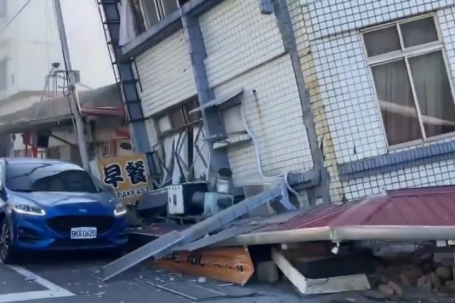 VIDEO: Động đất cực mạnh ở Đài Loan, rung chấn dữ dội
