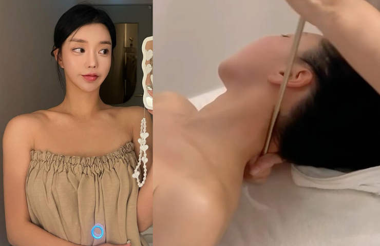 Choi In Hye cũng dành thời gian đến spa để được chăm sóc da chuyên sâu, massage giúp lưu thông máu, cải thiện các vấn đề về da.&nbsp;
