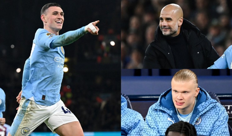 Pep Guardiola hết lời ca ngợi Phil Foden sau trận thắng Aston Villa