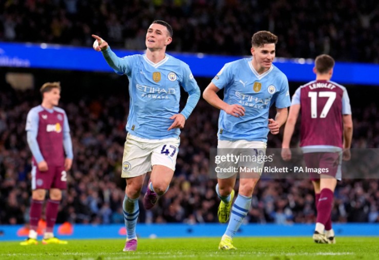 Foden lập hat-trick giúp Man City đại thắng Aston Villa