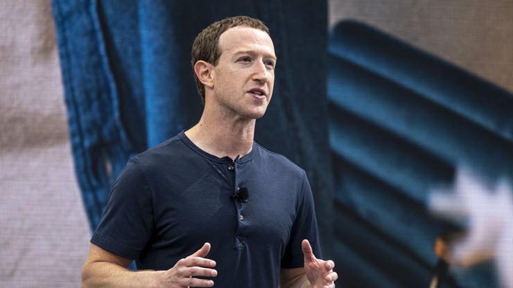 Tỷ phú Mark Zuckerberg của Meta.