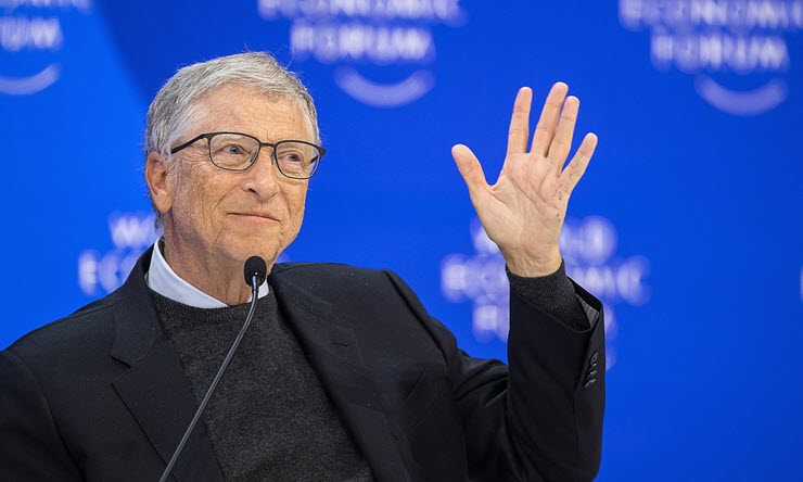 Cựu CEO Bill Gates của hãng phần mềm Microsoft.