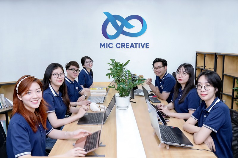 Đội ngũ nhân sự chuyên nghiệp tại MIC Creative (Nguồn ảnh: MIC Creative)