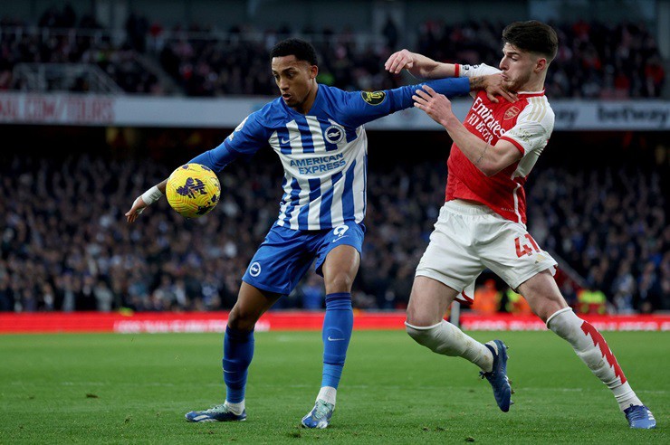 Brighton khó cản bước&nbsp;Arsenal