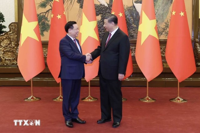 Chủ tịch QH Vương Đình Huệ hội kiến Tổng Bí thư, Chủ tịch Trung Quốc Tập Cận Bình - 2