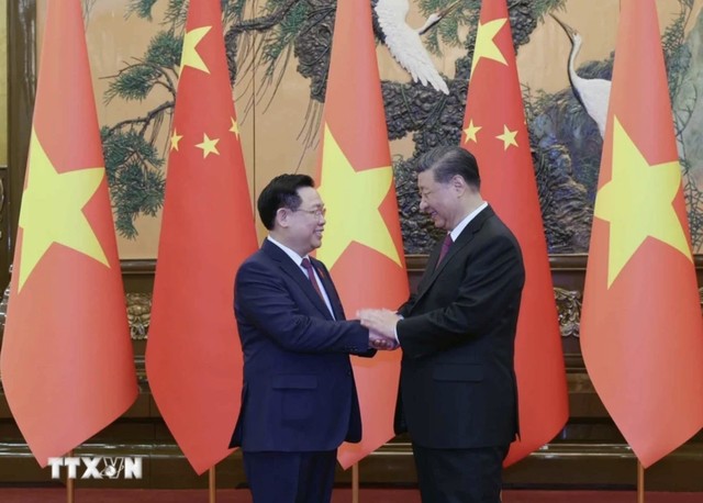 Chủ tịch QH Vương Đình Huệ hội kiến Tổng Bí thư, Chủ tịch Trung Quốc Tập Cận Bình - 3