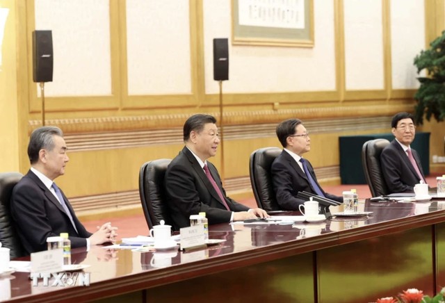 Chủ tịch QH Vương Đình Huệ hội kiến Tổng Bí thư, Chủ tịch Trung Quốc Tập Cận Bình - 6