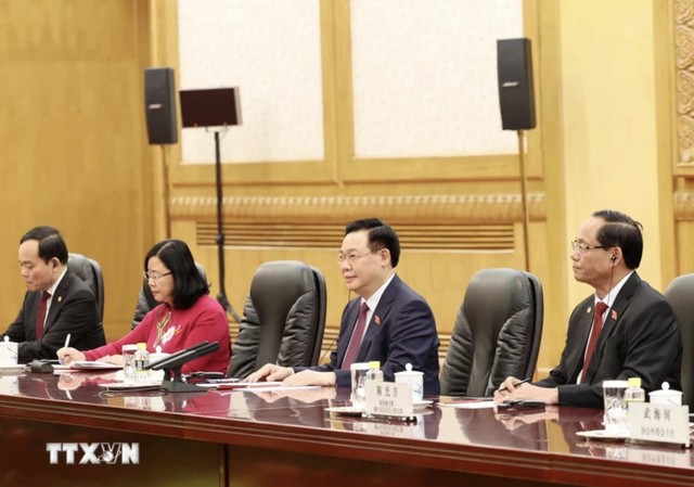 Chủ tịch QH Vương Đình Huệ hội kiến Tổng Bí thư, Chủ tịch Trung Quốc Tập Cận Bình - 7