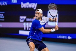 Trực tiếp tennis Monte Carlo ngày 2: Dimitrov, Tsitsipas thắng dễ