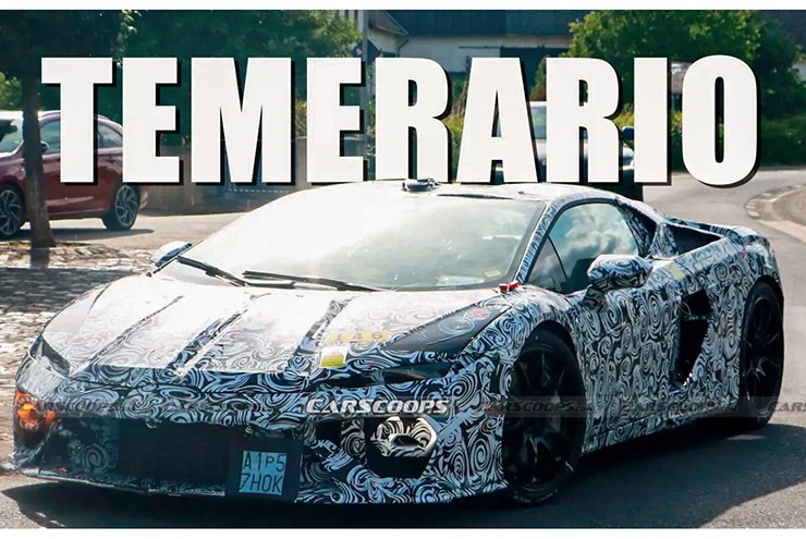 Siêu xe thay thế Lamborghini Huracan chạy thử trong lớp ngụy trang - 1