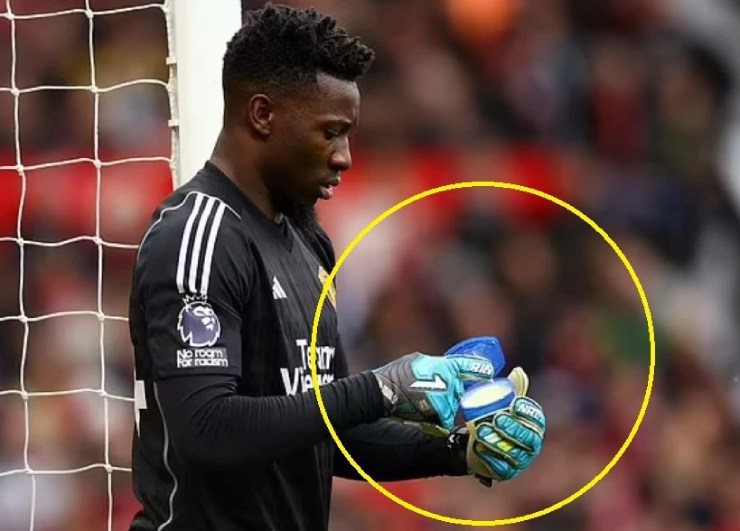 Thủ môn Onana bôi Vaseline ở trận MU gặp Liverpool