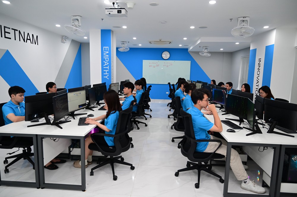 Hệ thống phòng lab chuẩn quốc tế phục vụ đào tạo các ngành Công nghệ tại Trường Đại học CMC Ảnh: (CMC).