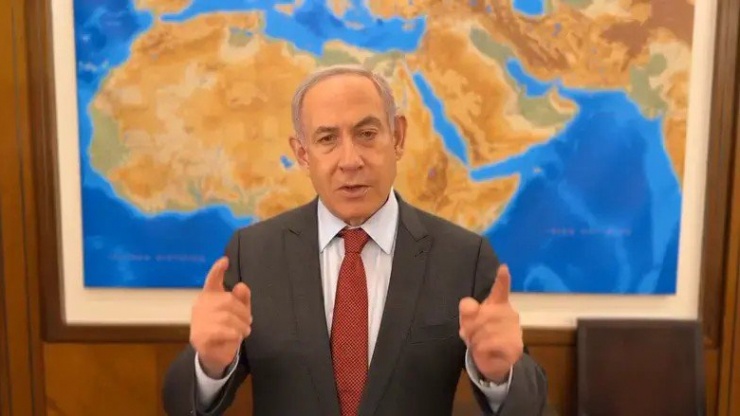 Thủ tướng Israel Benjamin Netanyahu hôm 8-4 tuyên bố đã ấn định ngày đưa quân vào Rafah. Ảnh: ISRAEL NATIONAL NEWS