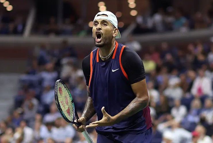 Kyrgios đòi sa thải trọng tài và cho rằng nếu trọng tài bắt không được, nên để công nghệ AI thay thế