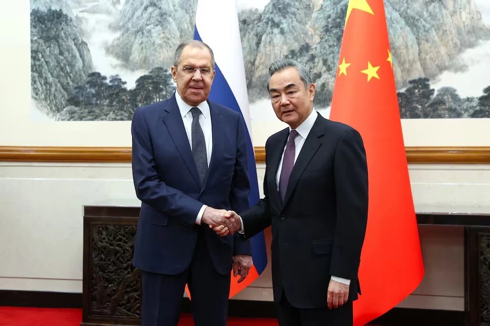 Ngoại trưởng Nga Sergey Lavrov thăm Trung Quốc (ảnh: TASS)