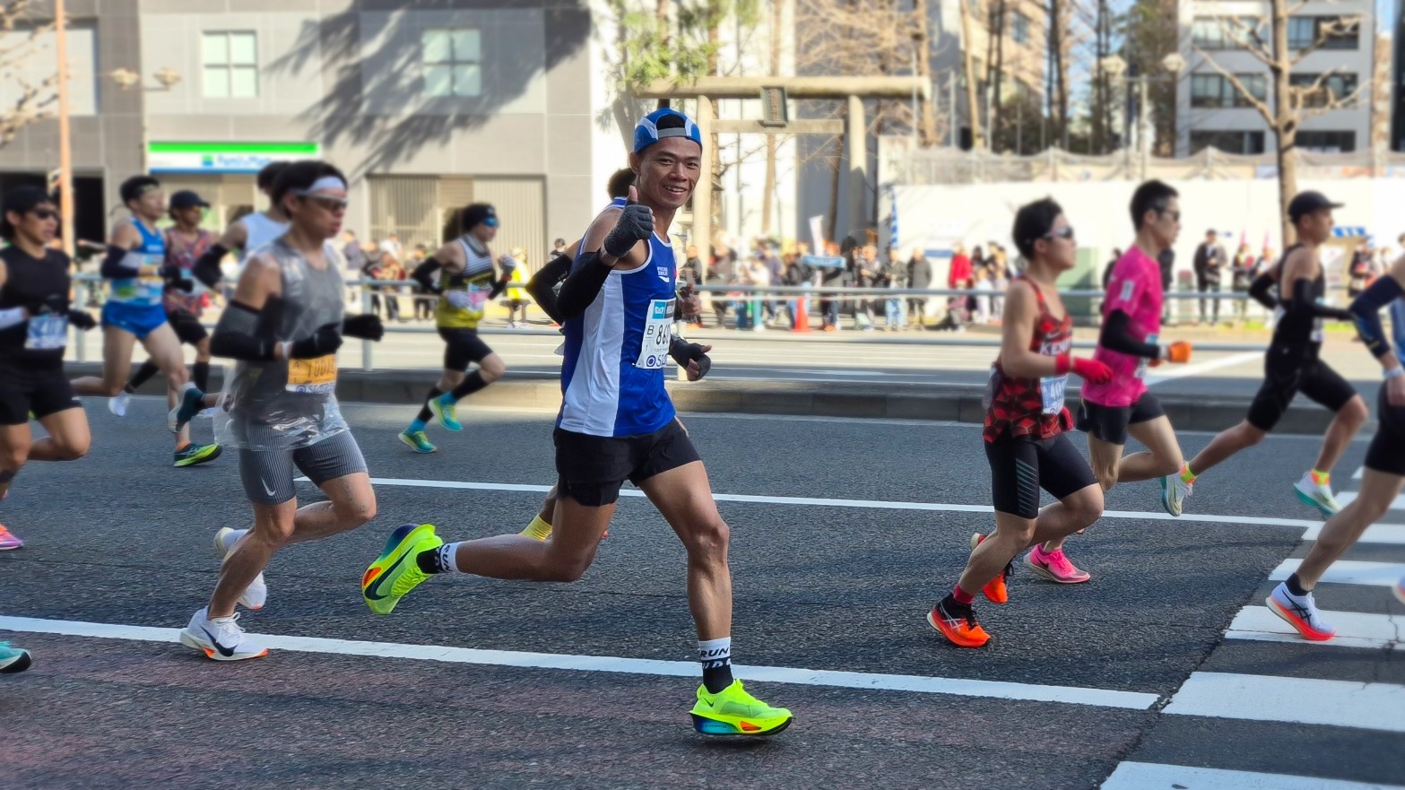 Hứa Thuận Long tại Tokyo Marathon 2024