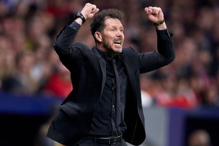 Diego Simeone tiếp tục bất bại cùng Atletico Madrid trên sân nhà ở vòng knock-out Champions League